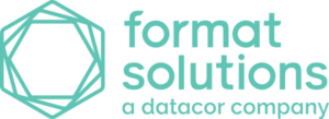 format solutions, a datacor company logo