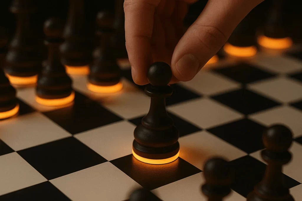 AI in software development shown as a strategic chess move