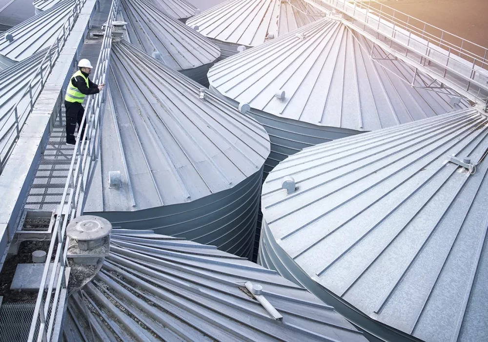 corn bins
